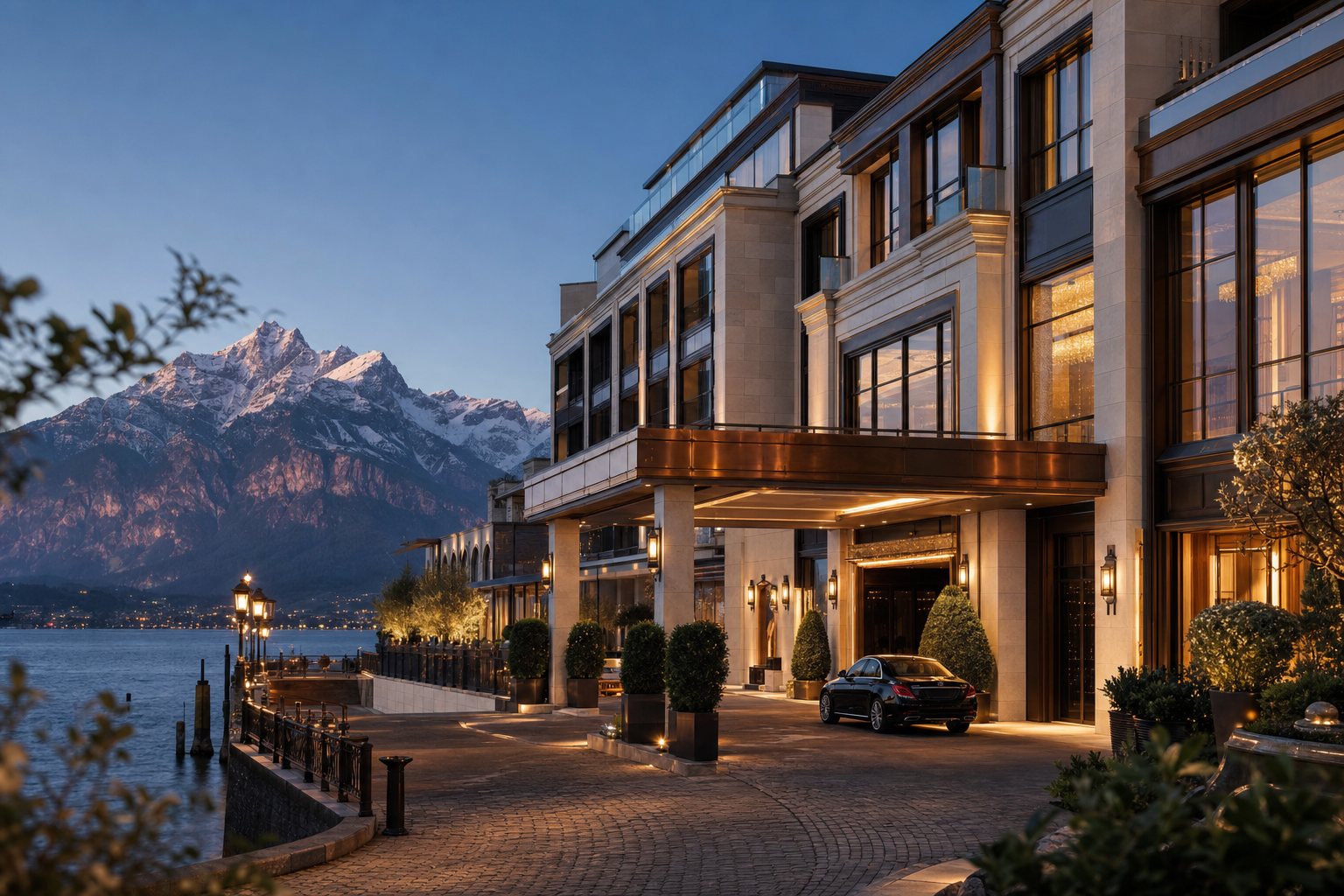 Fassade des Casino Seepalast am See